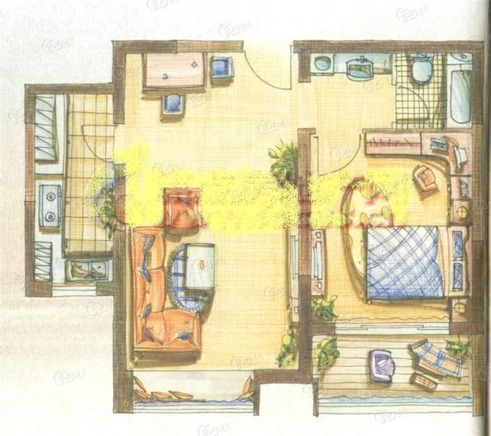 壹街区静德花园-户型图